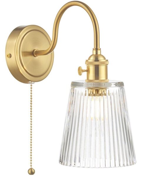 Där Lighting HAD0740-05 - Nástěnná lampa HADANO 1xE14/40W/230V zlatá