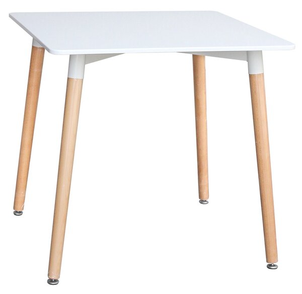 Jídelní stůl 80x80 ONE bílý