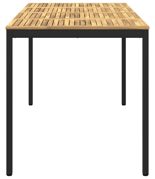 Zahradní barový stůl Bílá a černá 196 x 100,5 x 105 cm 3394428