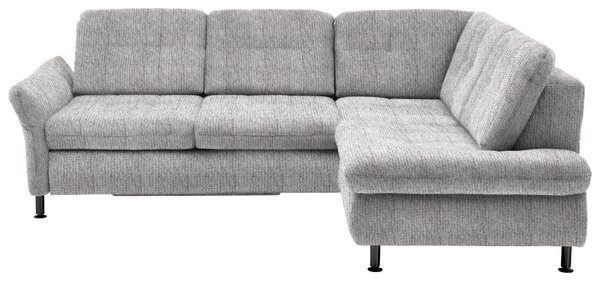 ROHOVÁ SEDAČKA, textil, světle šedá Beldomo Style - Sedací soupravy