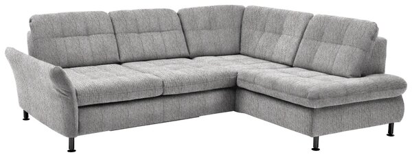 ROHOVÁ SEDAČKA, textil, světle šedá Beldomo Style - Sedací soupravy