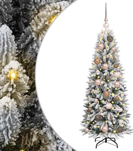Umělý vánoční stromeček Bílá 120 cm PVC, plast, ocel a PE 3396019