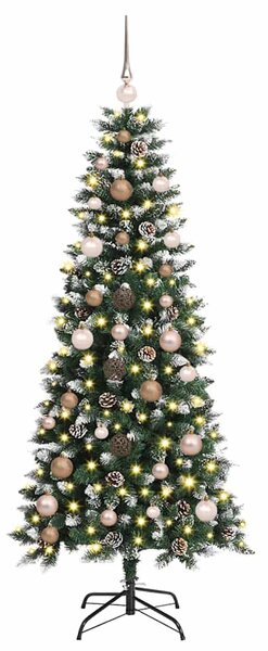 Umělý vánoční stromeček Zelená 150 cm PVC, plast a ocel 3395806