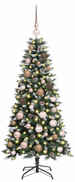Umělý vánoční stromeček Zelená 120 cm PVC, plast a ocel 3395794