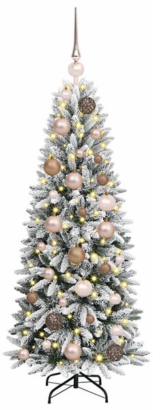 Umělý vánoční stromeček Bílá 120 cm PVC, plast, ocel a PE 3396019