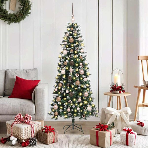Umělý vánoční stromeček Zelená 150 cm PVC, plast a ocel 3395806