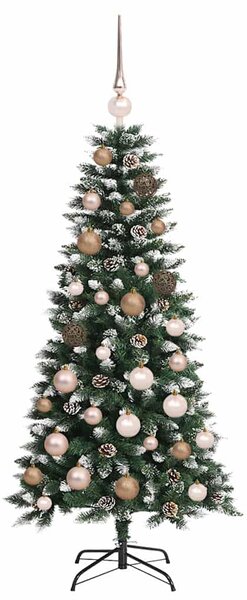 Umělý vánoční stromeček Zelená 120 cm PVC, plast a ocel 3395794