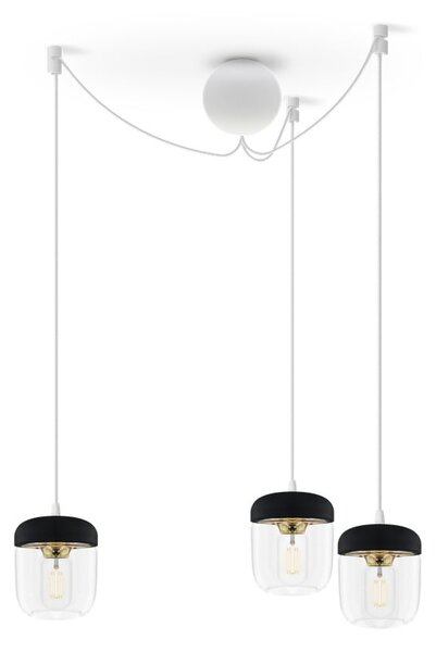 Bílý trojitý závěsný kabel ke svítidlům UMAGE Cannonball