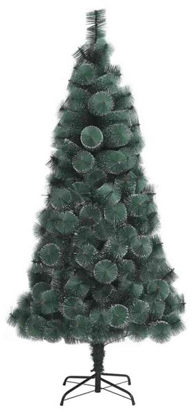 Umělý předsvětelný vánoční stromeček s kouličkami Zelená 150 cm 3396151