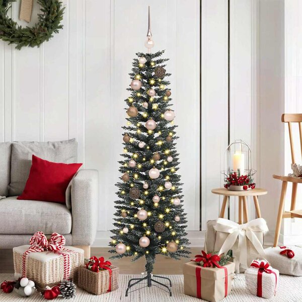 Umělý vánoční stromeček Zelená 150 cm PVC, plast a ocel 3395926