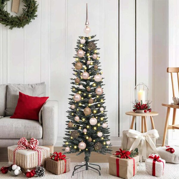 Umělý vánoční stromeček Zelená 120 cm PVC, plast a ocel 3395914