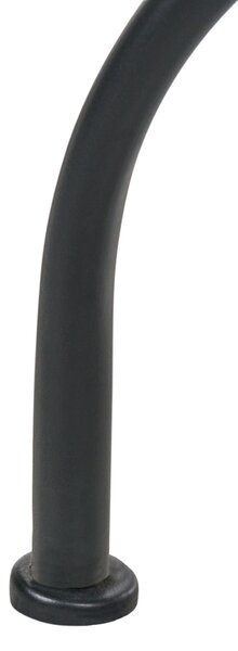 Bistro stolek ADRANO 60 cm 60 cm Terrazzo efekt Kov Černá