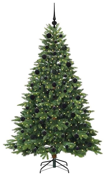 Umělý vánoční stromeček s stojanem Zelená 210 cm PE a PVC 3397563