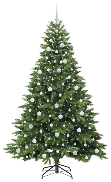 Umělý vánoční stromeček s stojanem Zelená 210 cm PE a PVC 3397565