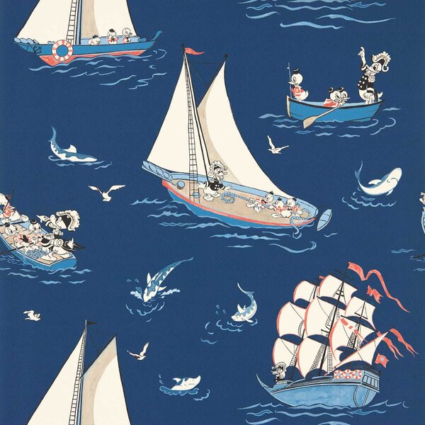 Sanderson Donald Nautical Odstín tapety: Night Fishing