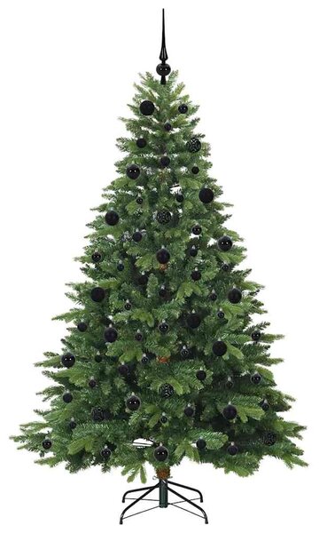 Umělý vánoční stromeček s stojanem Zelená 210 cm PE a PVC 3397563