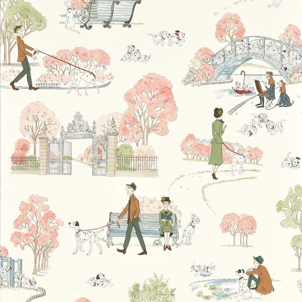 Sanderson 101 Dalmatians Odstín tapety: Breeze Blue