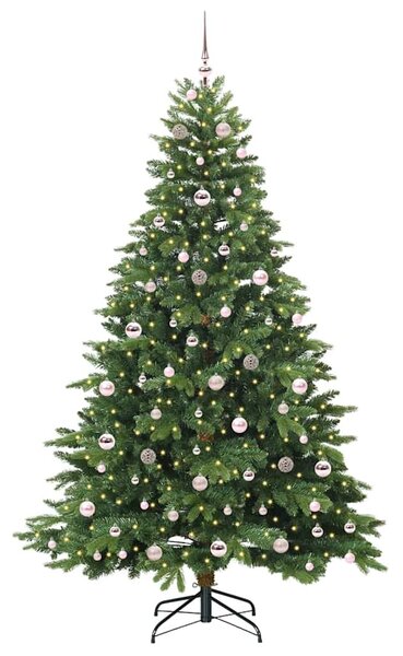 Umělý vánoční stromeček s stojanem Zelená 210 cm PE a PVC 3397564