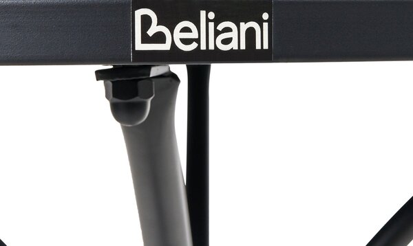 Bistro stolek ADRANO 60 cm 60 cm Terrazzo efekt Kov Černá