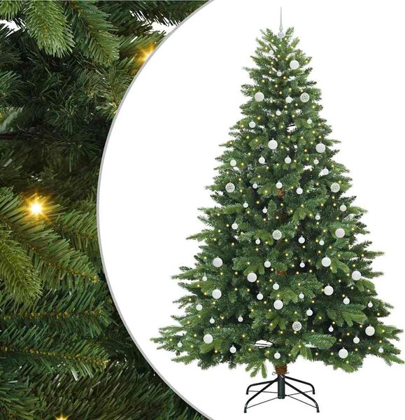 Umělý vánoční stromeček s stojanem Zelená 240 cm PE a PVC 3397578
