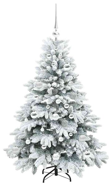 Umělý vánoční stromeček s 150 LED diodami Bílá 120 cm PE a PVC 3397593