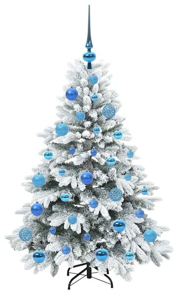Umělý vánoční stromeček s 150 LED diodami Bílá 120 cm PE a PVC 3397595