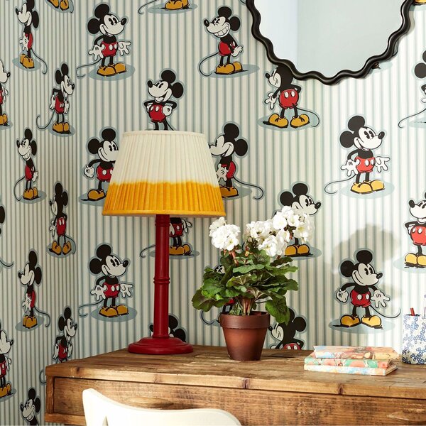 Sanderson Mickey Stripe Odstín tapety: Humbug