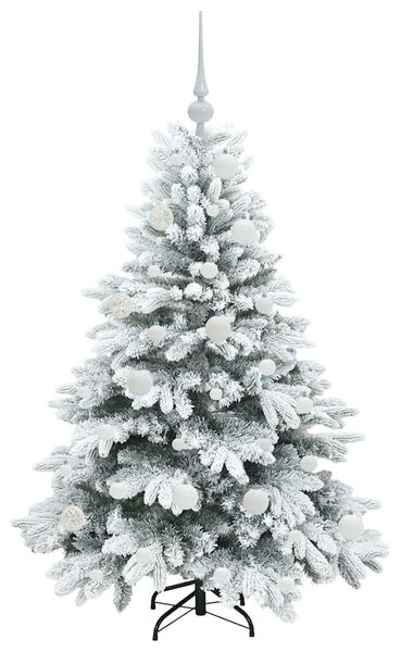 Umělý vánoční stromeček s 150 LED diodami Bílá 120 cm PE a PVC 3397591