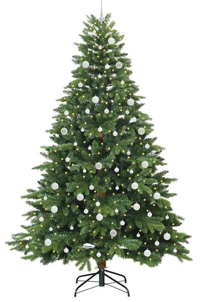 Umělý vánoční stromeček s stojanem Zelená 240 cm PE a PVC 3397578