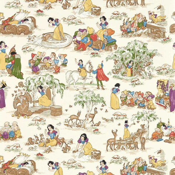 Sanderson Snow White Odstín tapety: Puddle Blue