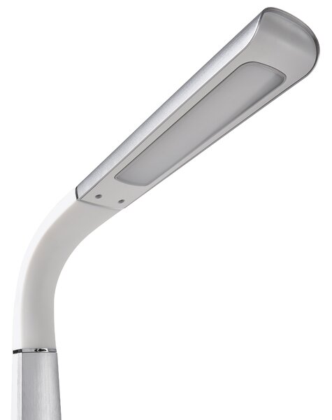 LED stolní lampa CANOPUS s USB portem Stříbrná