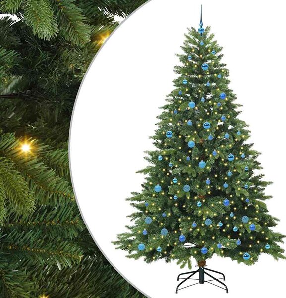 Umělý vánoční stromeček s stojanem Zelená 240 cm PE a PVC 3397582