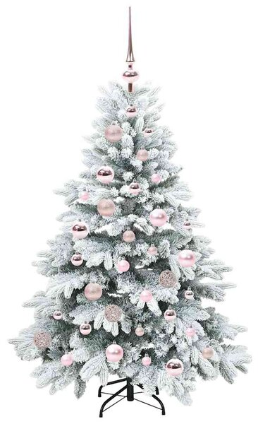 Umělý vánoční stromeček s 150 LED diodami Bílá 120 cm PE a PVC 3397590