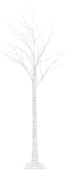 Venkovní dekorace LED LAPPI 160 cm Vánoční stromek Bílá