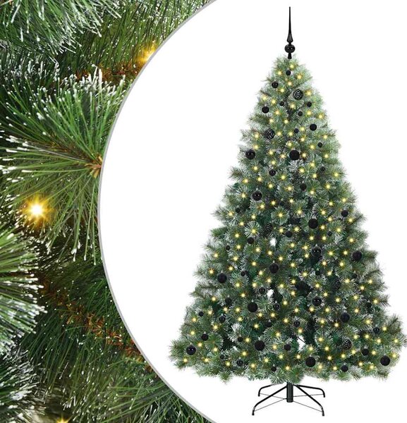 Umělý vánoční stromeček s stojanem Zelená 210 cm PE a PVC 3397862