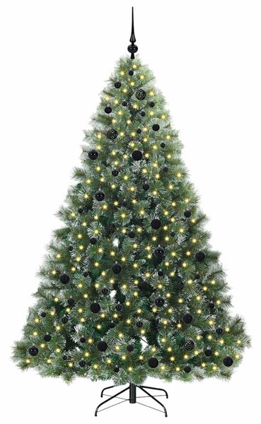 Umělý vánoční stromeček s stojanem Zelená 210 cm PE a PVC 3397862