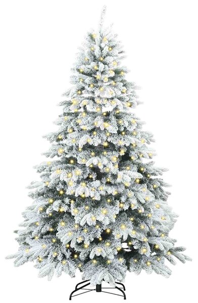 Umělý vánoční stromeček s 300 LED diodami Bílá 180 cm PE a PVC 3397610