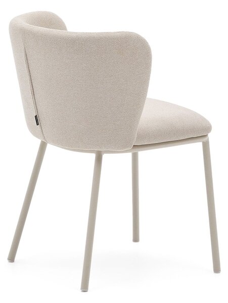Béžové čalouněné jídelní křeslo Ciselia – Kave Home