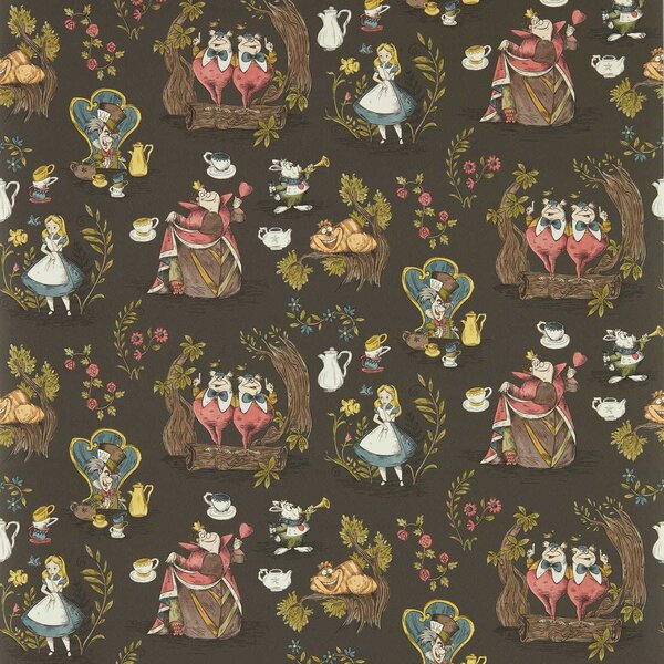 Sanderson Alice In Wonderland Odstín tapety: Puddle Blue