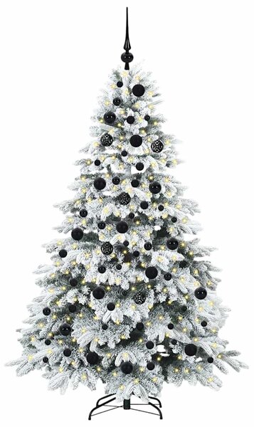 Umělý vánoční stromeček s 300 LED diodami Bílá 180 cm PE a PVC 3397615