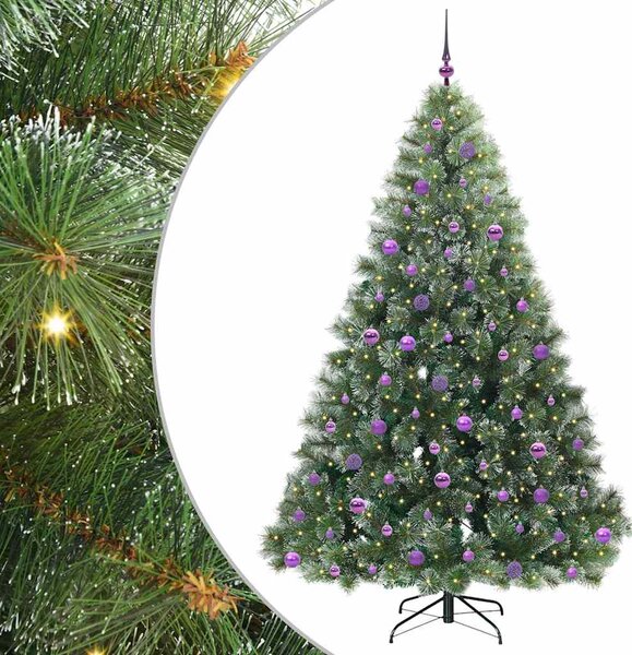 Umělý vánoční stromeček s stojanem Zelená 210 cm PE a PVC 3397867