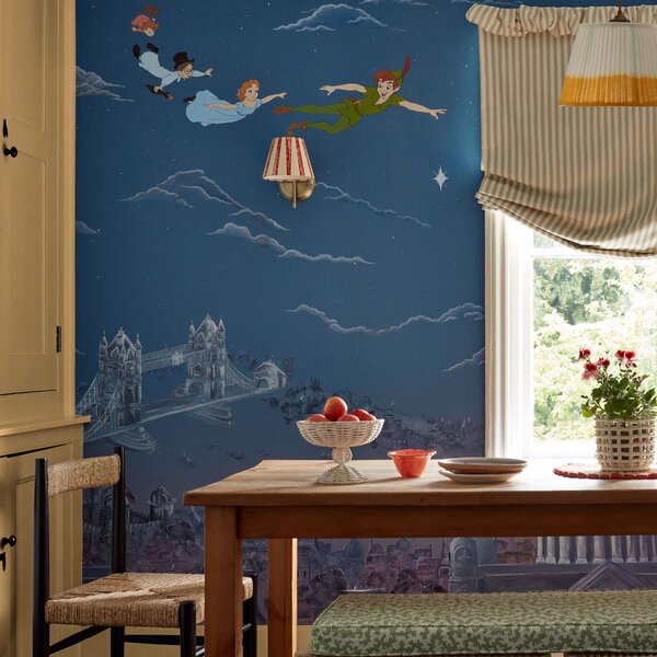 Sanderson Peter Pan - panel Odstín tapety: Evening Blue
