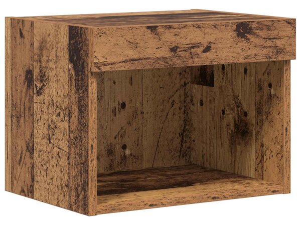 Skříňky na TV zeď 4 ks Artisanový dub Kompozitní dřevo 3402917