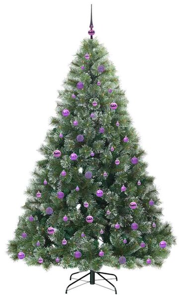Umělý vánoční stromeček s stojanem Zelená 210 cm PE a PVC 3397867