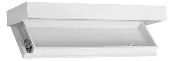 Floatshelf™ Nástěnná Police S Tajnou Přihrádkou (53 X 17,5 X 5 Cm), Bílá