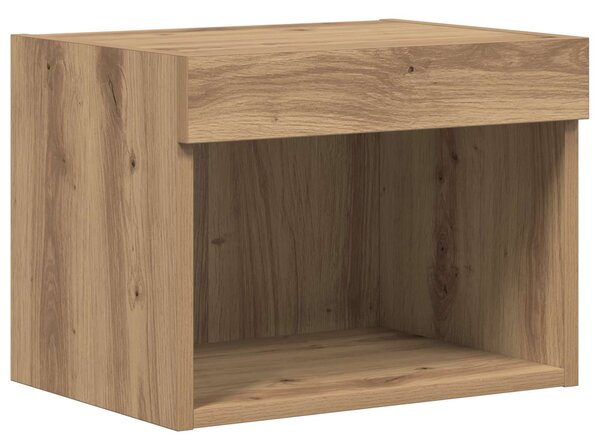 Skříňky na TV zeď 4 ks Černý dub Kompozitní dřevo 3402918