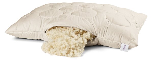 Velký vlněný polštář Besky Premium Varianta: velký vlněný polštář 90×70 cm