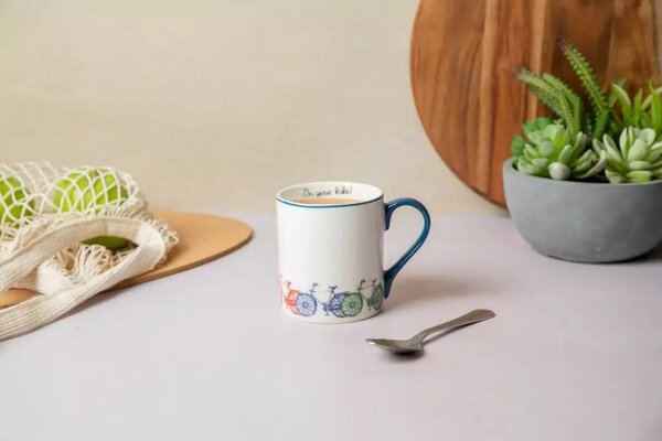 Porcelánový hrnek Bike