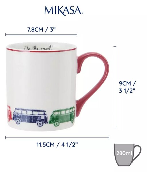 Porcelánový hrnek Camper Van
