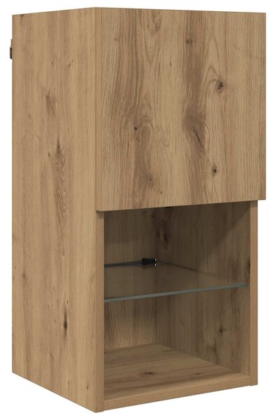 Nástěnná skříňka na TV 6 ks Artisanový dub Kompozitní dřevo 3402930
